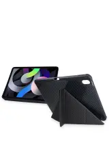 Newface Samsung Galaxy X510 Tab S9 FE 11 Kılıf Color Karbon Tablet Kılıfı - Lacivert