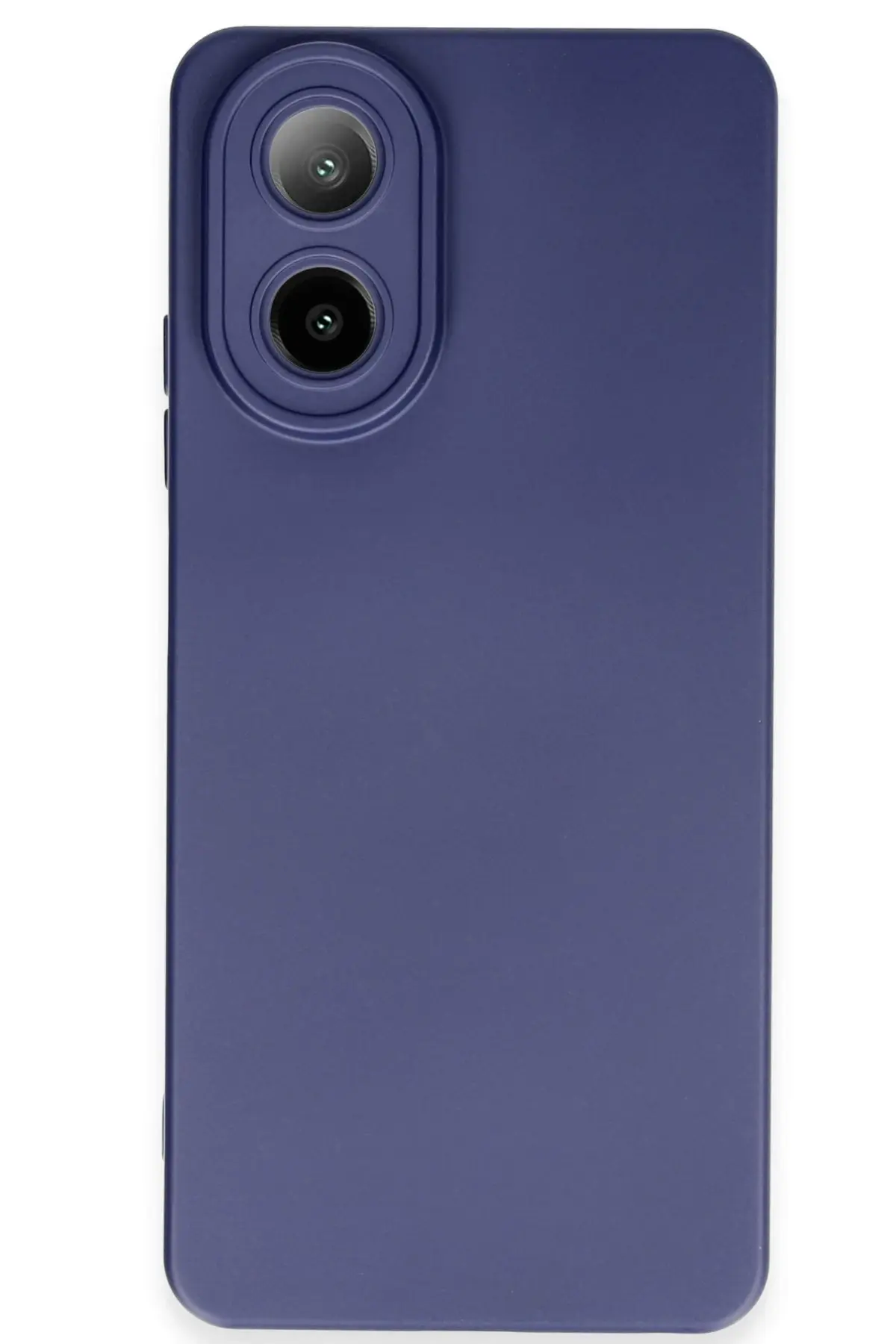 Newface Oppo A38 Kılıf Nano içi Kadife Silikon - Lacivert