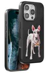 Venco iPhone 16 Pro Max Perma Desenli Kapak - Siyah