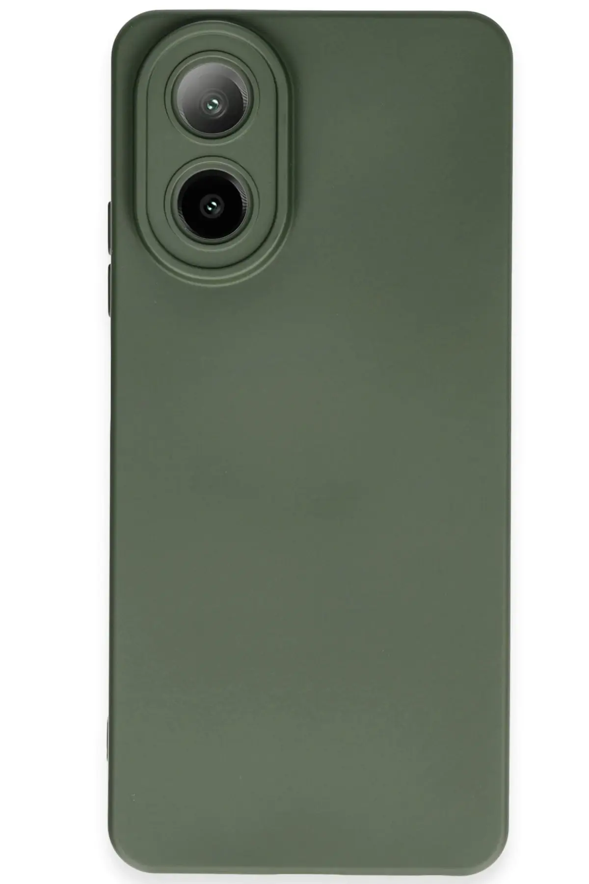 Newface Oppo A38 Kılıf Nano içi Kadife Silikon - Koyu Yeşil