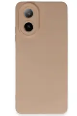 Newface Oppo A38 Kılıf Nano içi Kadife Silikon - Pudra