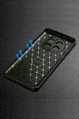 Newface Realme 12 Pro Plus Kılıf Auto Focus Karbon Kapak - Siyah