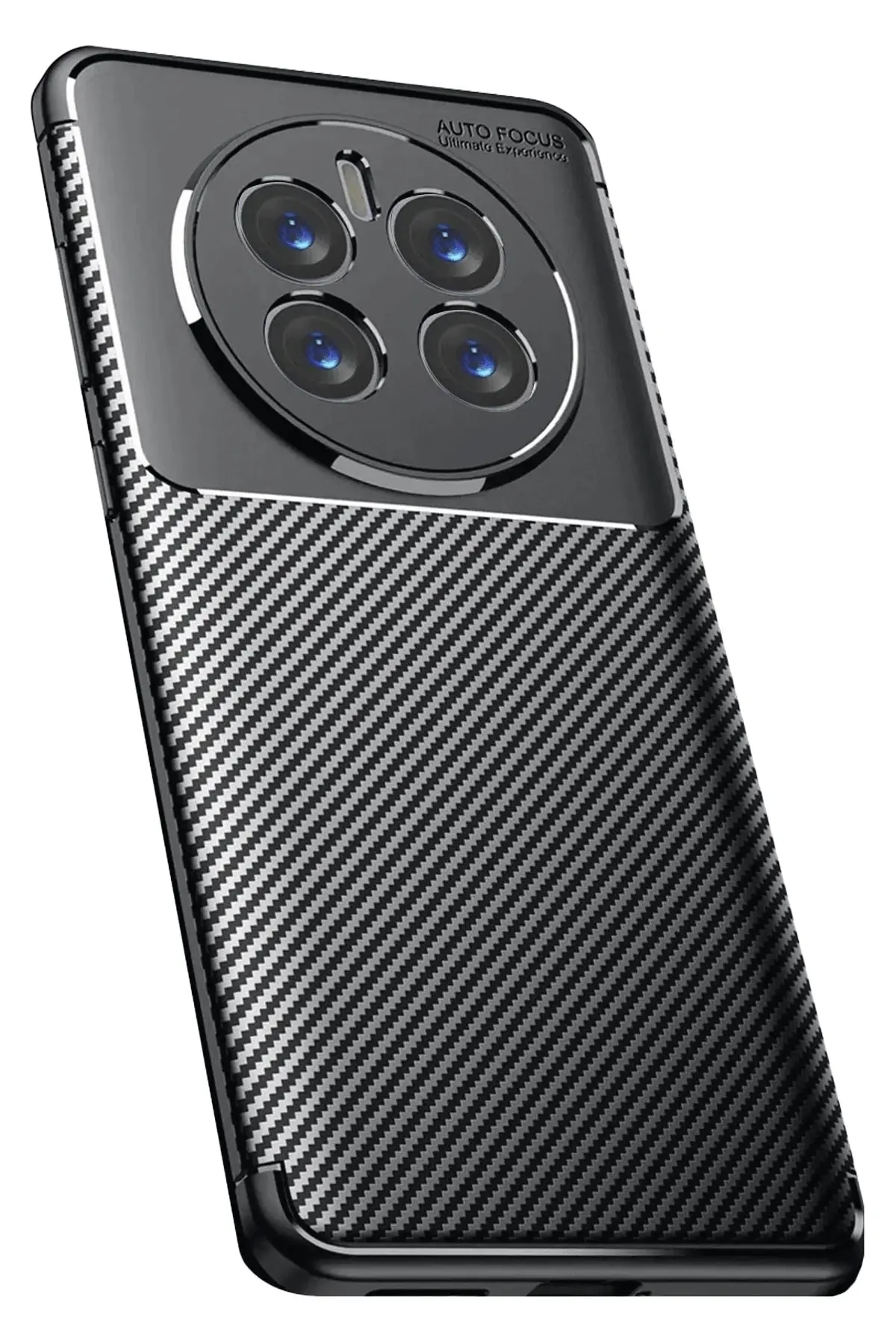 Newface Realme 12 Pro Plus Kılıf Auto Focus Karbon Kapak - Siyah