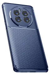 Newface Realme 12 Pro Plus Kılıf Auto Focus Karbon Kapak - Lacivert