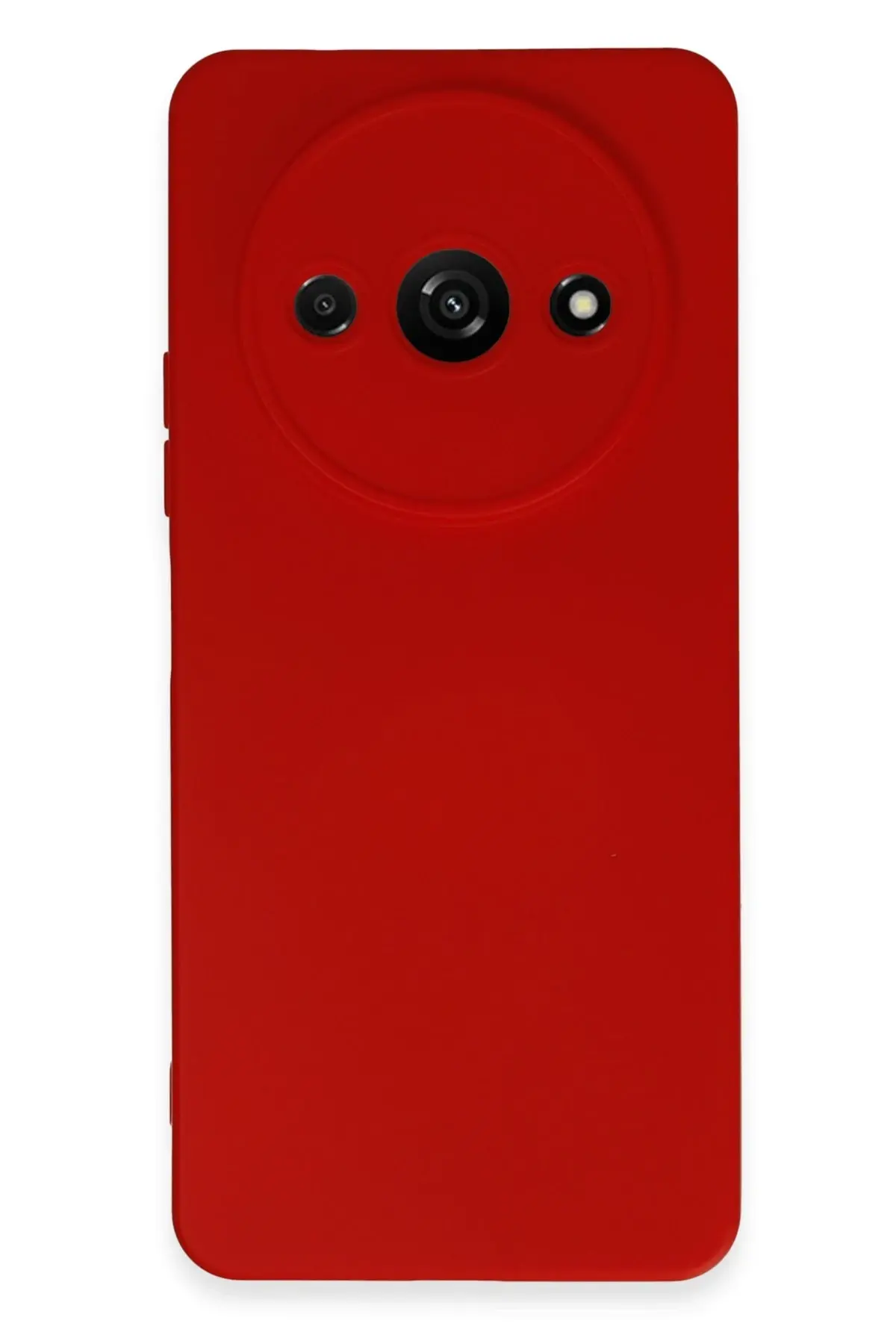 Newface Xiaomi Redmi A3 4G Kılıf Nano içi Kadife Silikon - Kırmızı