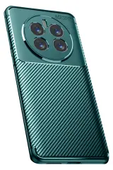 Newface Realme 12 Pro Plus Kılıf Auto Focus Karbon Kapak - Koyu Yeşil