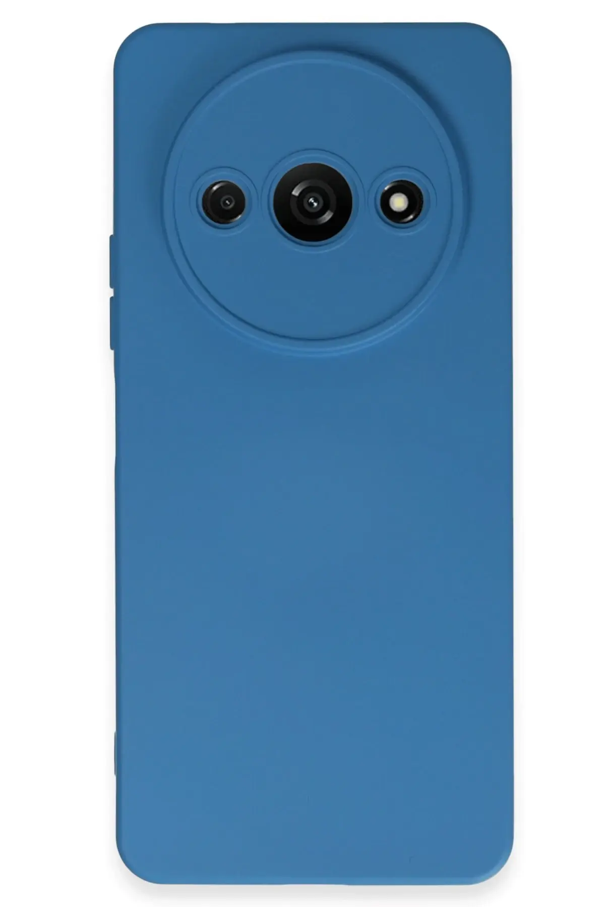 Newface Xiaomi Redmi A3 4G Kılıf Nano içi Kadife Silikon - Mavi