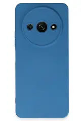 Newface Xiaomi Redmi A3 4G Kılıf Nano içi Kadife Silikon - Mavi