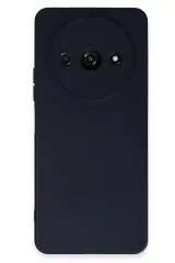 Newface Xiaomi Redmi A3 4G Kılıf Nano içi Kadife Silikon - Lacivert