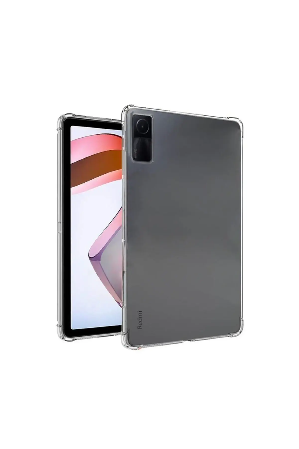 Newface Xiaomi Redmi Pad SE 4G Kılıf Anti Shock Tablet Silikon - Şeffaf