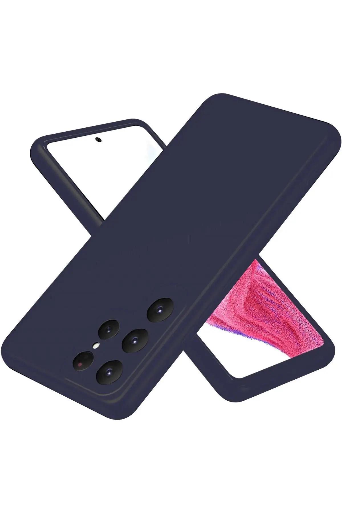 Newface Samsung Galaxy S25 Ultra Kılıf First Silikon - Lacivert