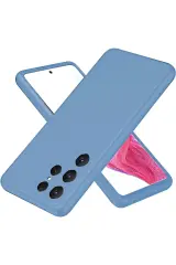 Newface Samsung Galaxy S25 Ultra Kılıf First Silikon - Mavi