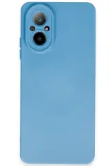 Newface Realme 12 Lite Kılıf Nano içi Kadife Silikon - Mavi