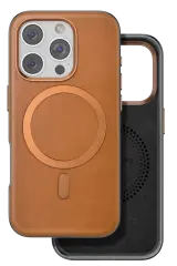 Venco iPhone 16 Pro Max Puskas Magsafe Kapak - Açık Kahve