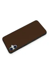 Newface Samsung Galaxy A05 Kılıf Taft Kapak - Kahverengi