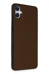 Newface Samsung Galaxy A05 Kılıf Taft Kapak - Kahverengi