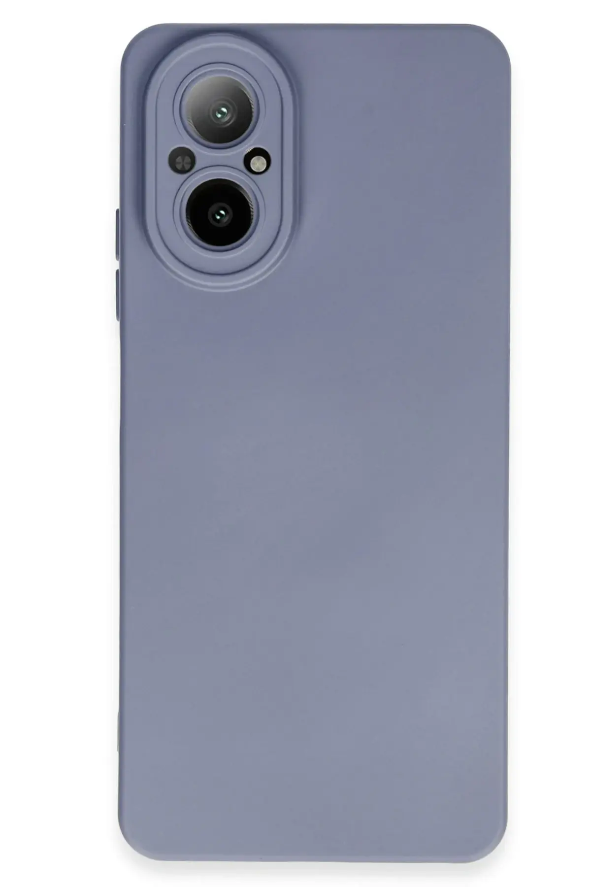 Newface Realme 12 Lite Kılıf Nano içi Kadife Silikon - Gri