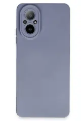 Newface Realme 12 Lite Kılıf Nano içi Kadife Silikon - Gri