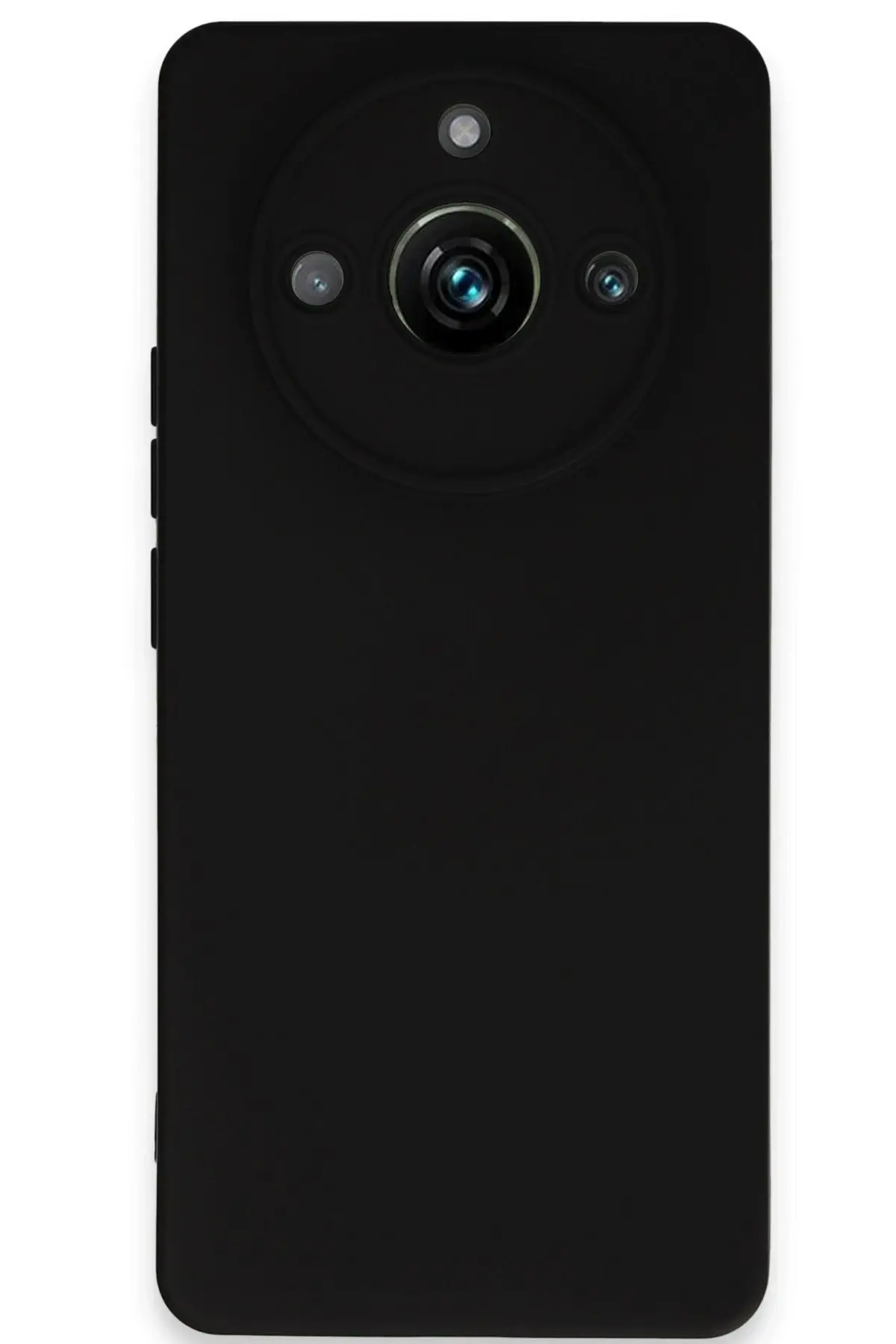 Newface Realme 11 Pro Kılıf Nano içi Kadife Silikon - Siyah