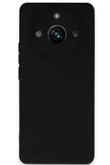 Newface Realme 11 Pro Kılıf Nano içi Kadife Silikon - Siyah