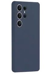 Newface Samsung Galaxy S25 Ultra Kılıf Nano içi Kadife Silikon - Lacivert