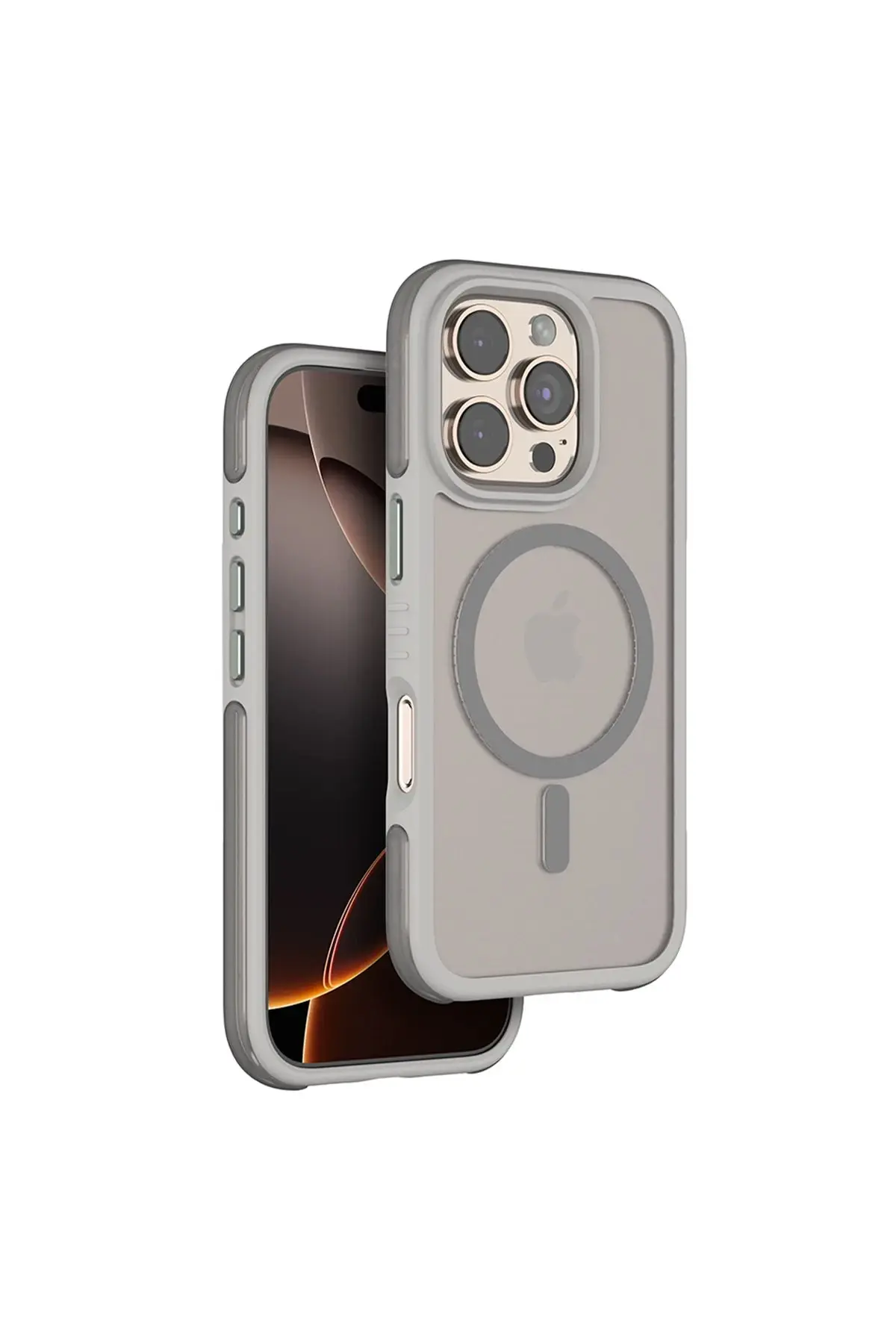 Venco iPhone 16 Pro Max Orbit Magsafe Kapak - Titan Gri