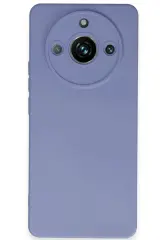 Newface Realme 11 Pro Kılıf Nano içi Kadife Silikon - Lila