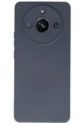 Newface Realme 11 Pro Kılıf Nano içi Kadife Silikon - Gri