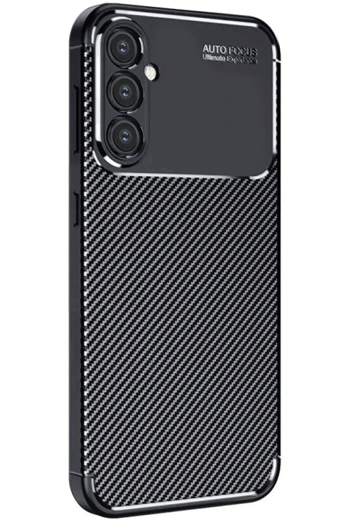 Newface Samsung Galaxy S25 Plus Kılıf Auto Focus Karbon Kapak - Siyah