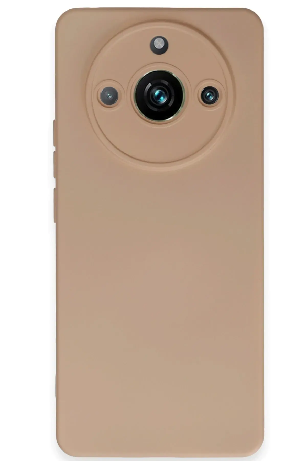 Newface Realme 11 Pro Kılıf Nano içi Kadife Silikon - Pudra