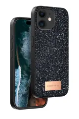 Onegif iPhone 11 Bright Simli Kapak - Siyah