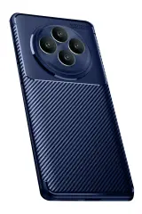 Newface Oppo Reno 11 FS Kılıf Auto Focus Karbon Kapak - Lacivert