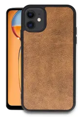 Newface iPhone 11 Kılıf Aras Deri Kapak - Taba