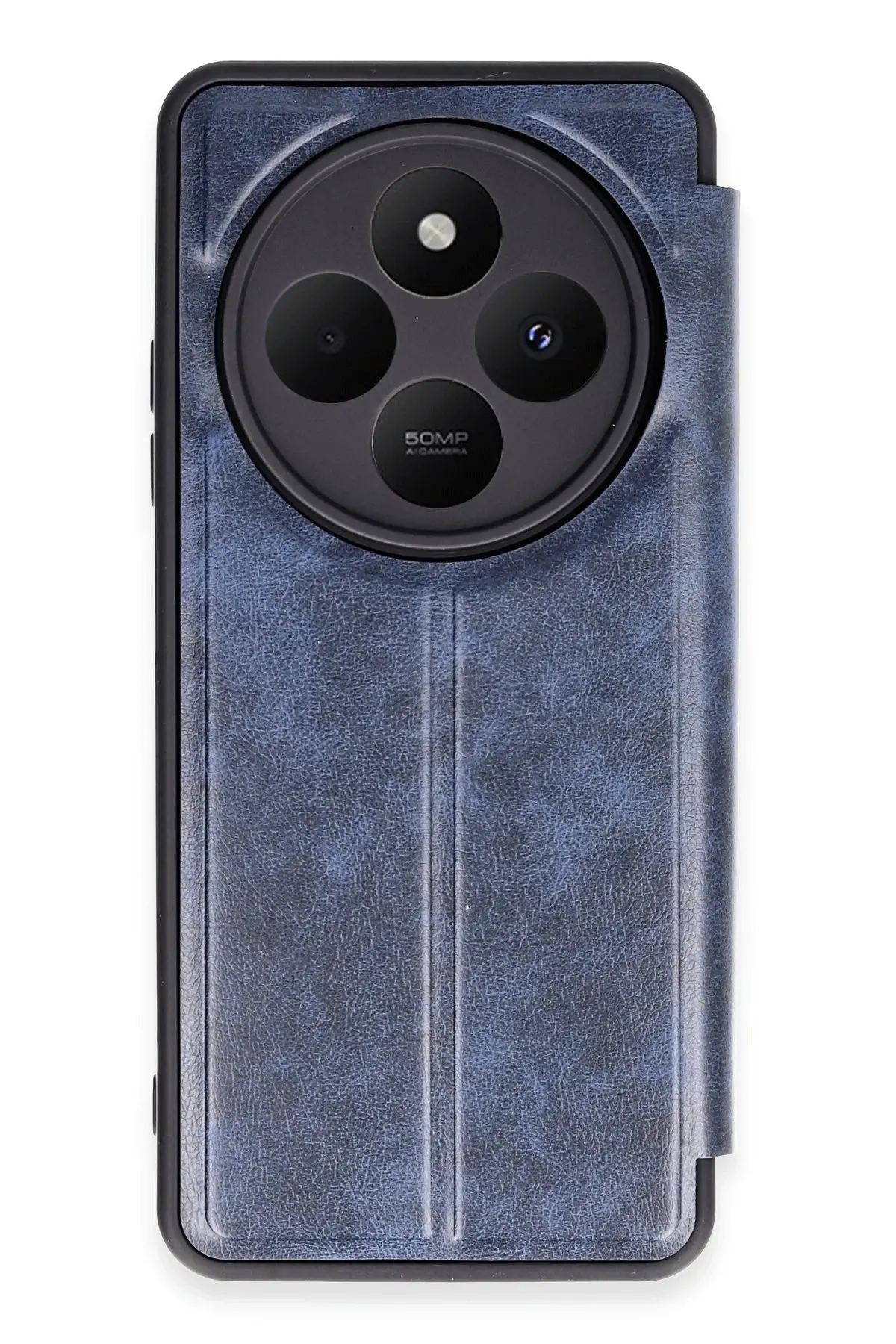 Newface Xiaomi Redmi 14C Kılıf Flip Cover - Lacivert