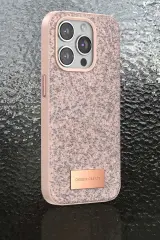 Onegif iPhone 14 Bright Simli Kapak - Gold