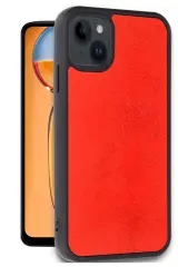 Newface iPhone 14 Kılıf Aras Deri Kapak - Kırmızı