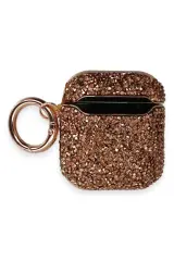 Newface Airpods 2 (2.nesil) Mira Taşlı Kılıf - Rose Gold