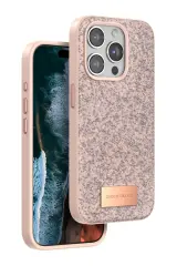 Onegif iPhone 15 Pro Max Bright Simli Kapak - Pembe