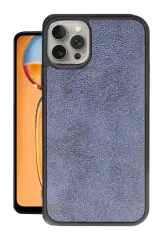 Newface iPhone 15 Pro Kılıf Aras Deri Kapak - Lacivert