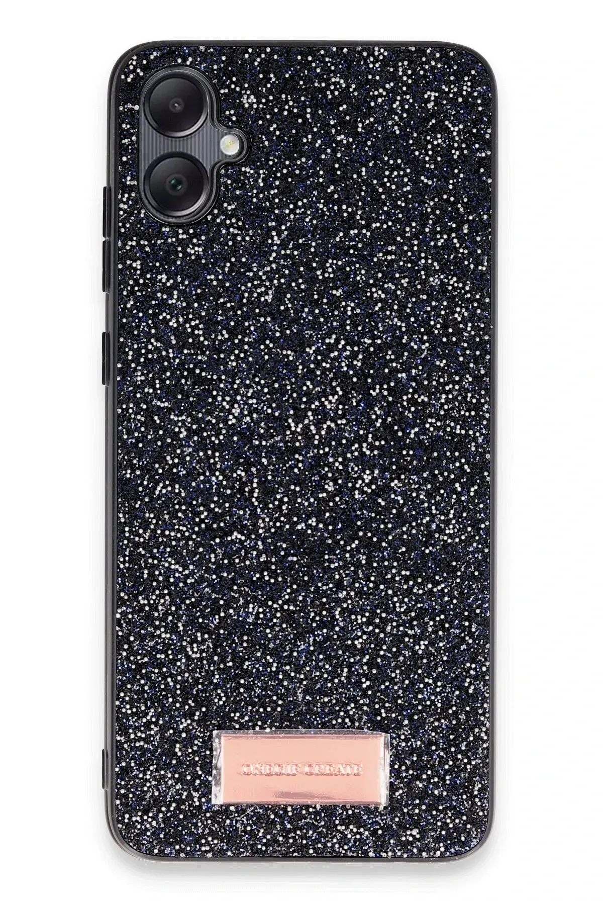 Onegif Samsung Galaxy A05 Bright Simli Kapak - Siyah