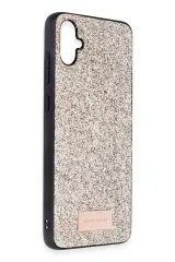 Onegif Samsung Galaxy A05 Bright Simli Kapak - Gold