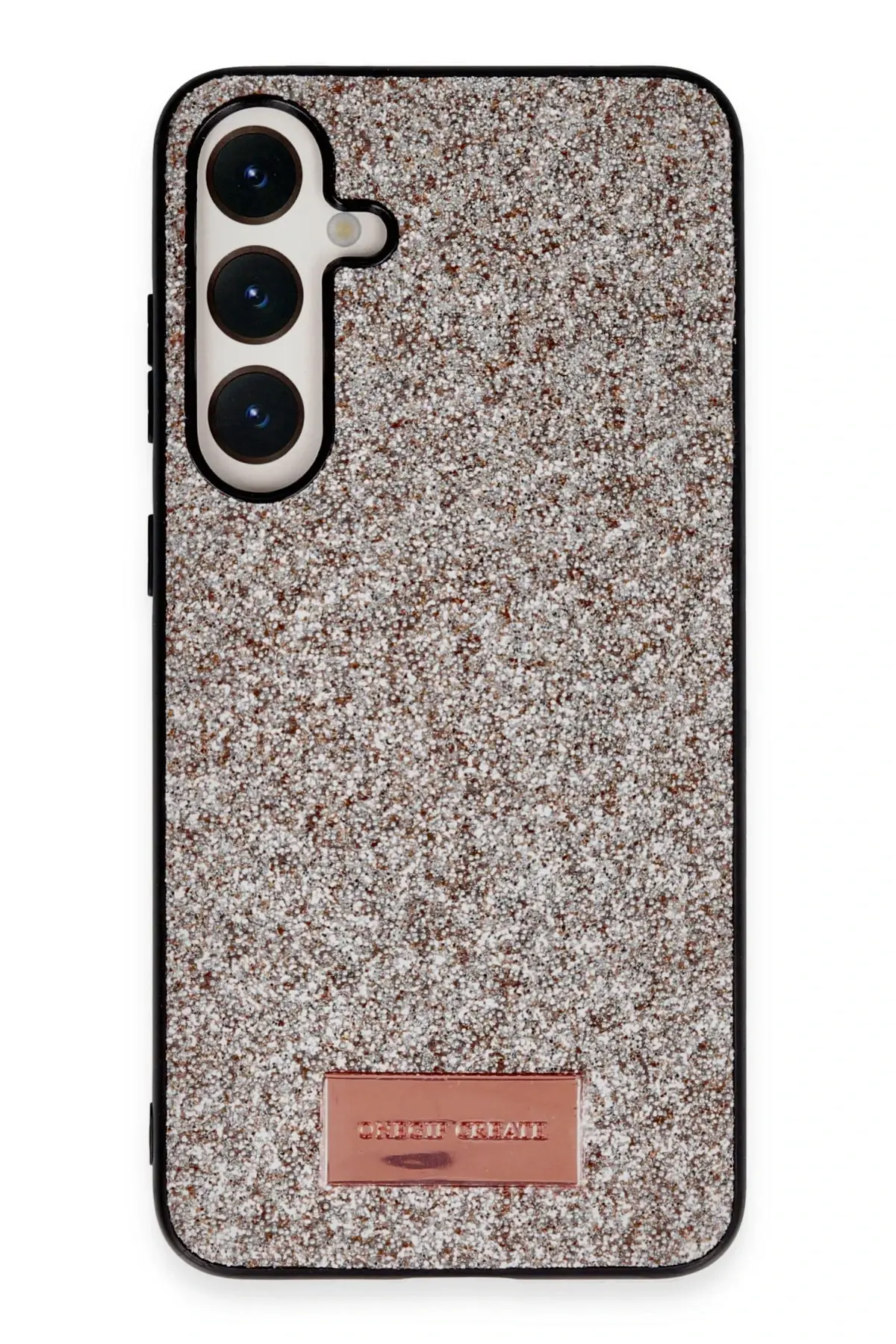 Onegif Samsung Galaxy A05S Bright Simli Kapak - Gold