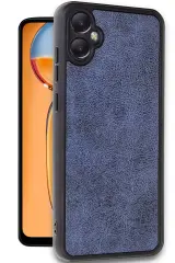 Newface Samsung Galaxy A05 Kılıf Aras Deri Kapak - Lacivert