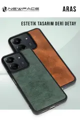 Newface Samsung Galaxy A05 Kılıf Aras Deri Kapak - Lacivert