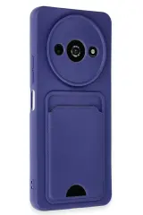 Newface Xiaomi Redmi A3 4G Kılıf Kelvin Kartvizitli Silikon - Lacivert