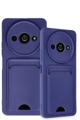 Newface Xiaomi Redmi A3 4G Kılıf Kelvin Kartvizitli Silikon - Lacivert