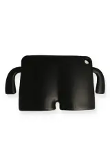 Newface Samsung Galaxy Tab A9 Kılıf Karakter Tablet Silikon - Siyah