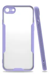 Newface iPhone 7 Kılıf Platin Silikon - Lila