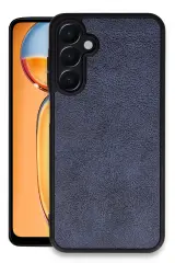 Newface Samsung Galaxy A25 5G Kılıf Aras Deri Kapak - Lacivert