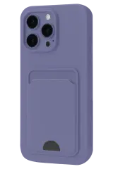 Newface iPhone 16 Pro Max Kılıf Kelvin Kartvizitli Silikon - Lila